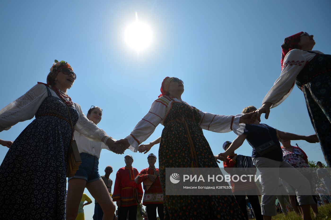 Обряд празднования Троицы в селе Матюшино