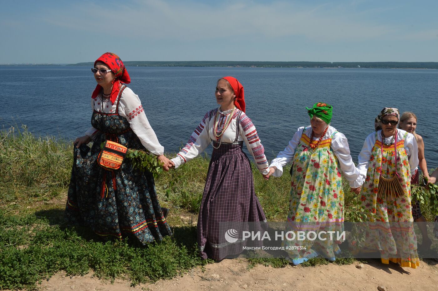 Обряд празднования Троицы в селе Матюшино