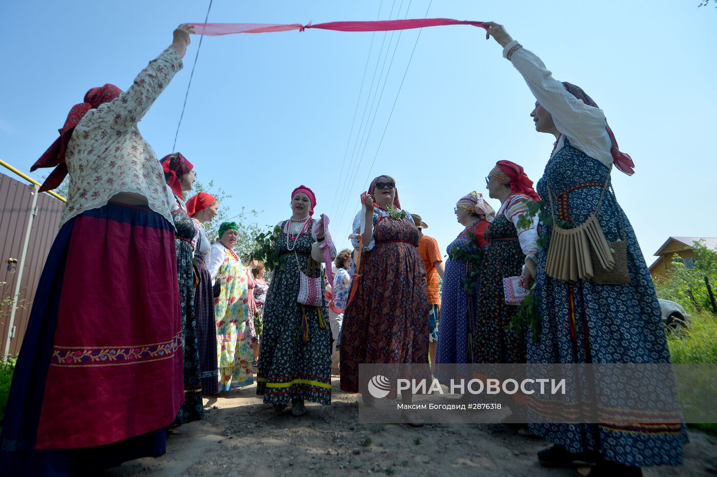 Обряд празднования Троицы в селе Матюшино Обряд празднования Троицы в селе Матюшино