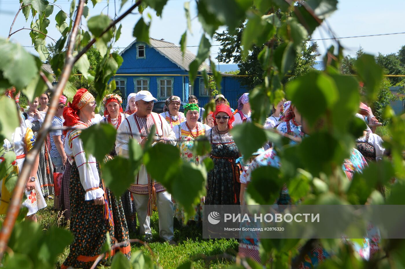 Обряд празднования Троицы в селе Матюшино