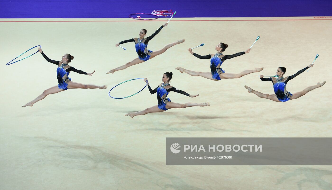 Художественная гимнастика. Чемпионат Европы. Третий день