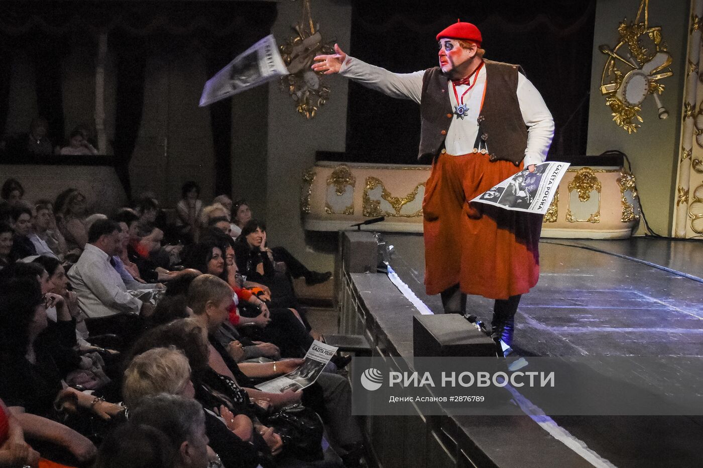 Выступление Московского драматического театра Et Cetera в театре Руставели в Тбилиси