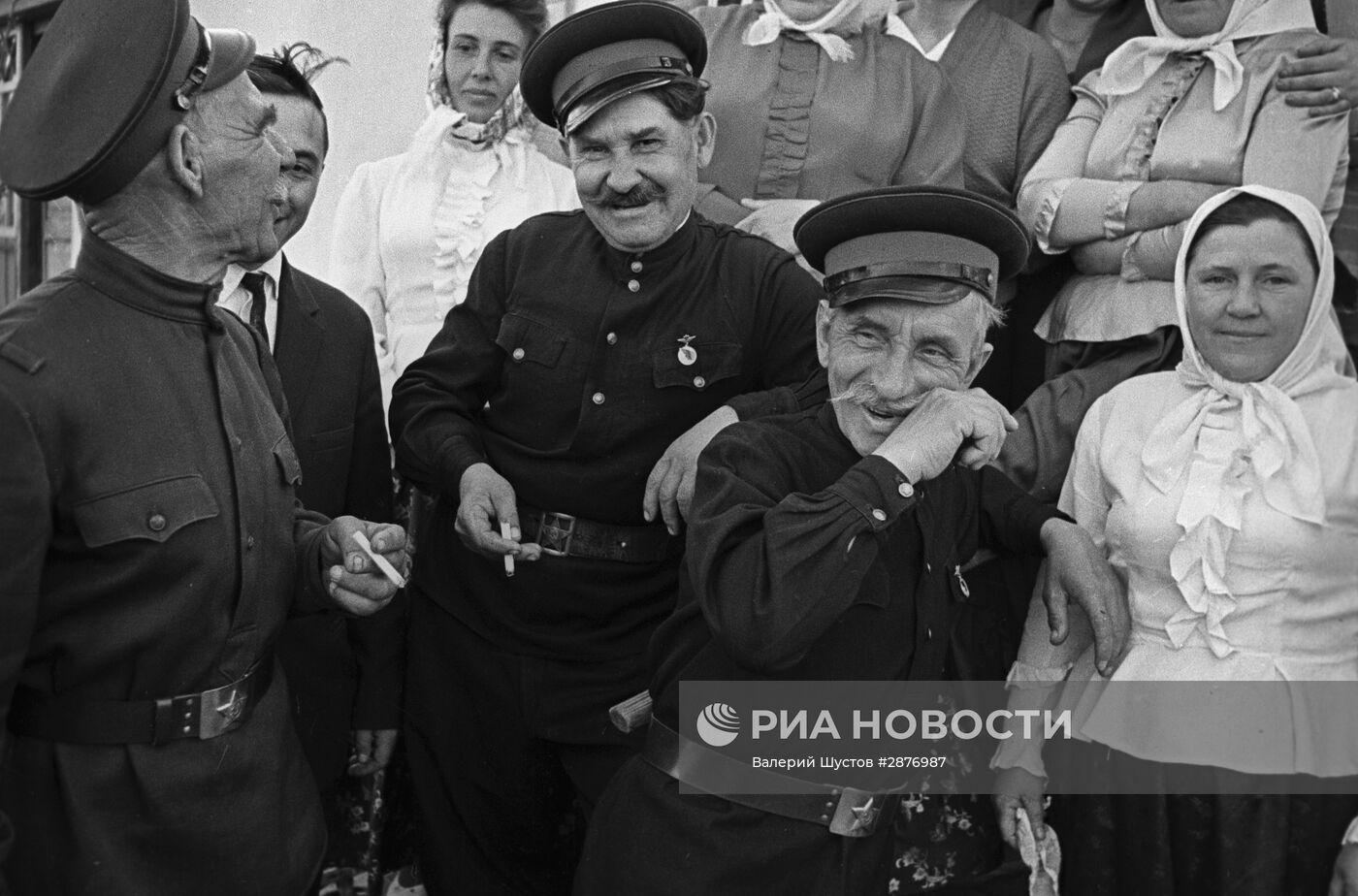 Жители станицы Вёшенская