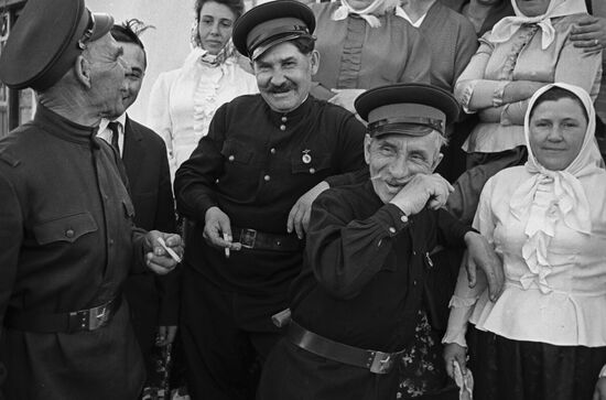 Жители станицы Вёшенская