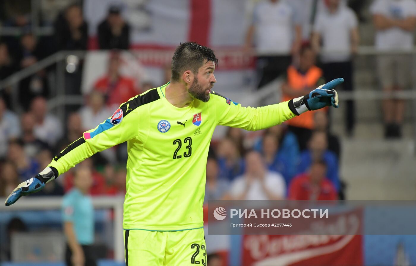 Футбол. Чемпионат Европы - 2016. Матч Словакия - Англия