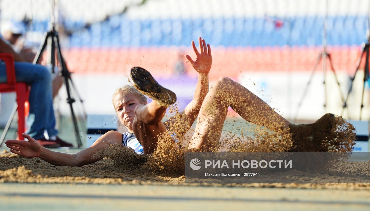 Легкая атлетика. Чемпионат России. Второй день