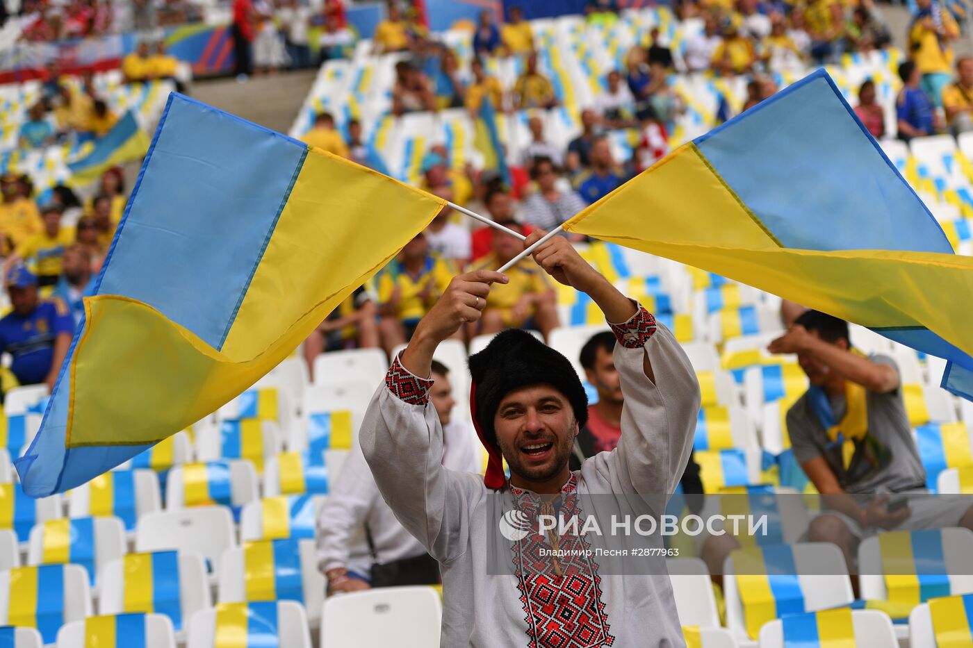 Футбол. Чемпионат Европы - 2016. Матч Украина - Польша