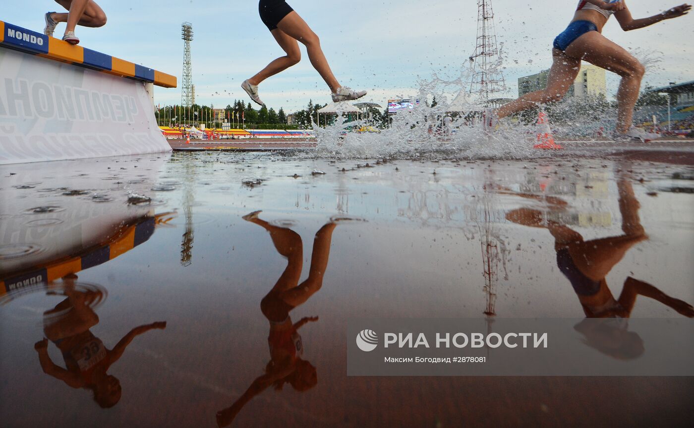 Легкая атлетика. Чемпионат России. Второй день