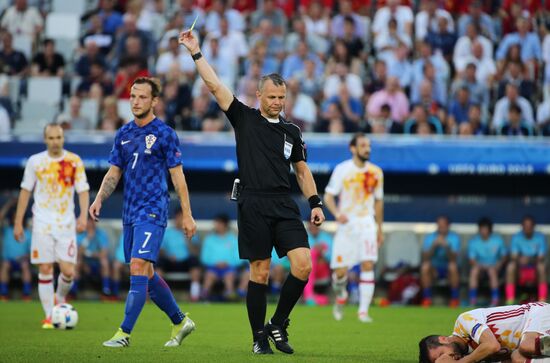Футбол. Чемпионат Европы - 2016. Матч Хорватия - Испания