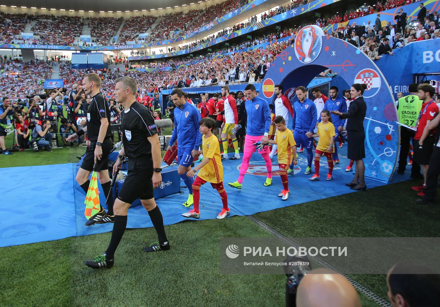 Футбол. Чемпионат Европы - 2016. Матч Хорватия - Испания