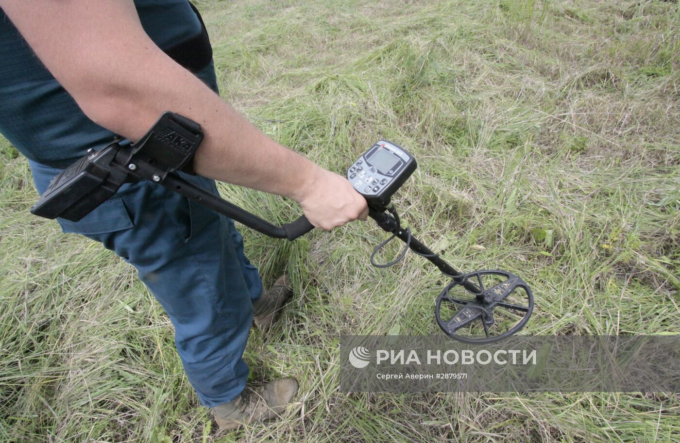 Разминирование территорий в ДНР