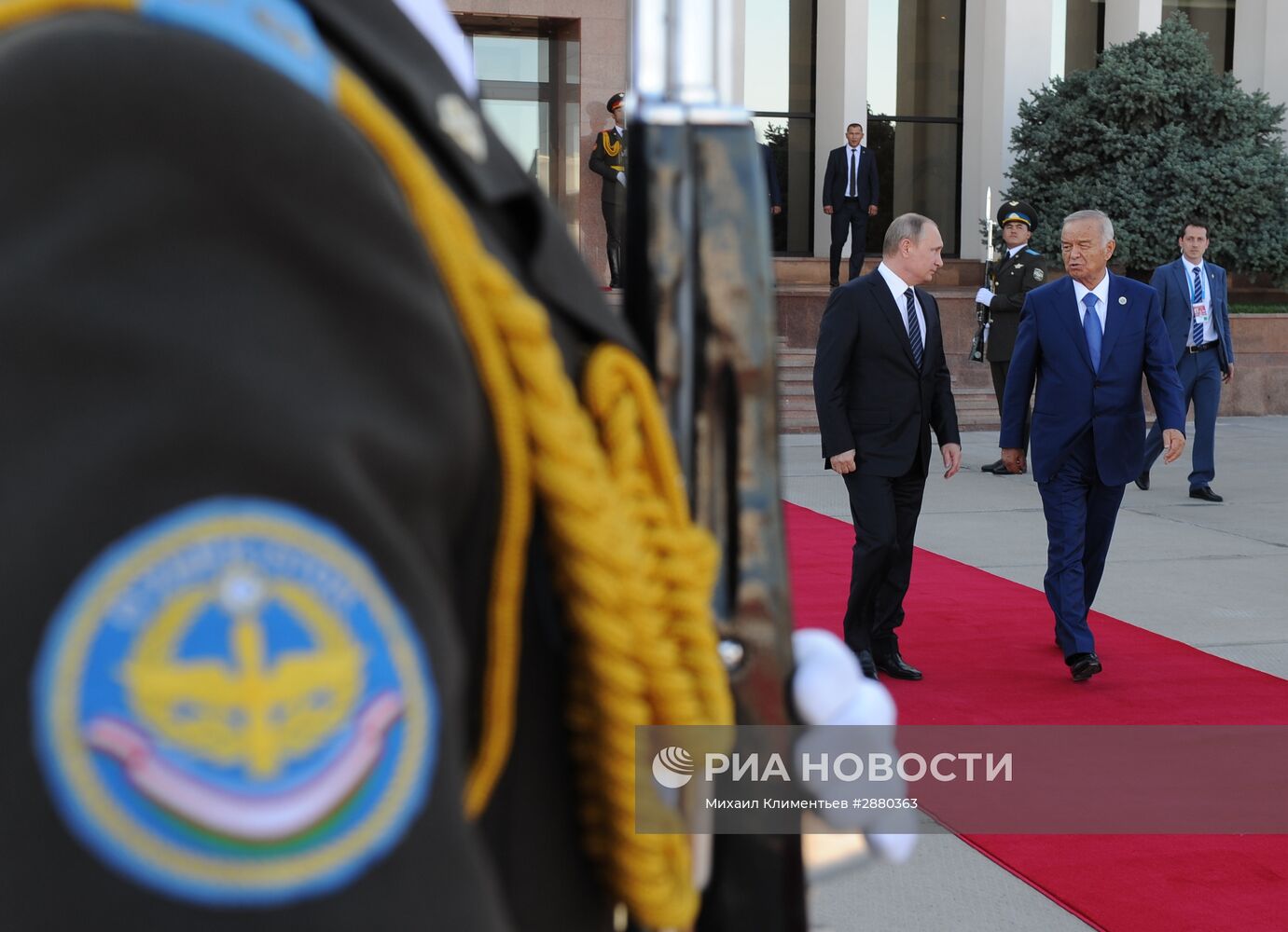 Визит президента РФ В. Путина в Узбекистан
