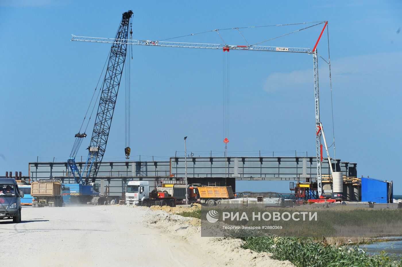 Строительство моста через Керченский пролив