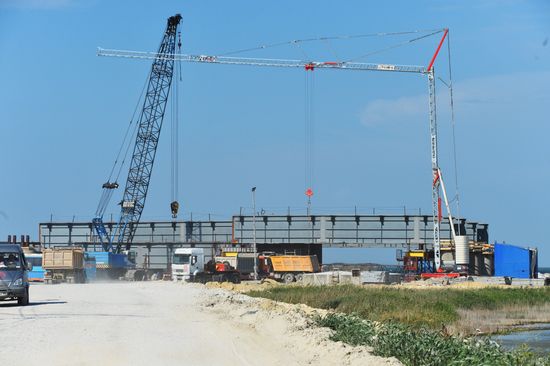 Строительство моста через Керченский пролив