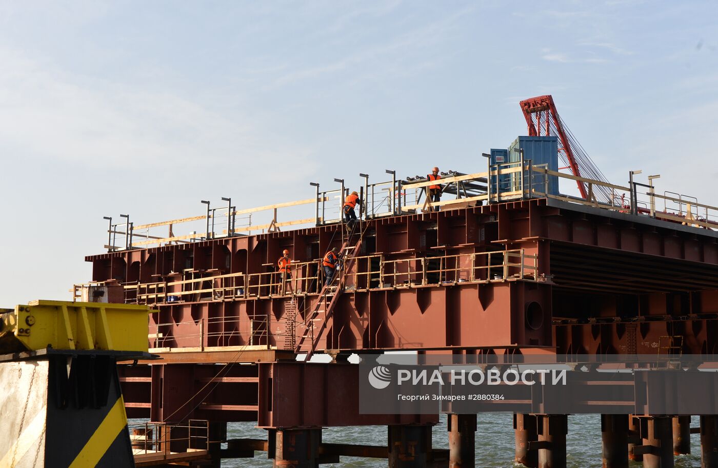 Строительство моста через Керченский пролив