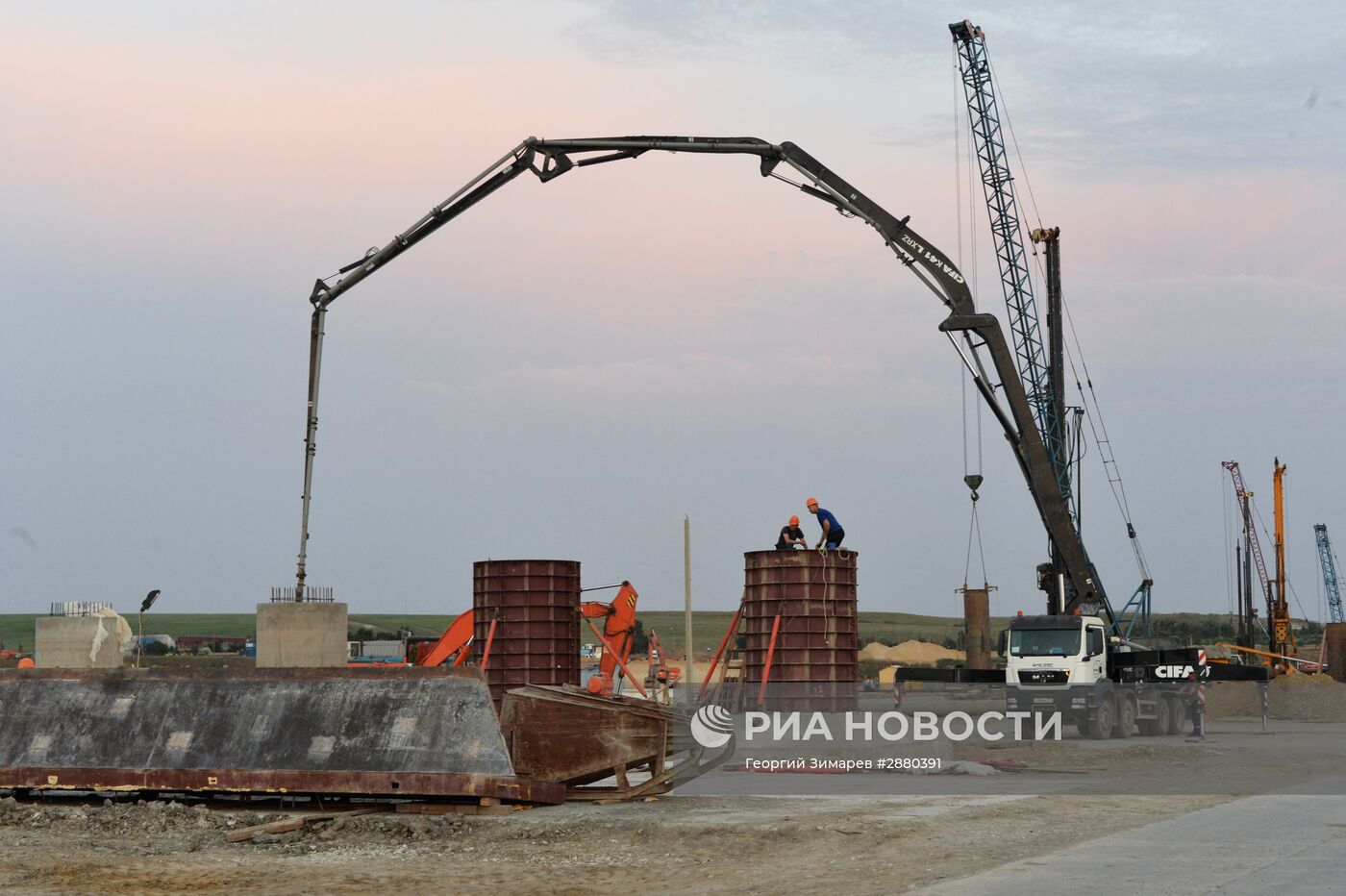 Строительство моста через Керченский пролив