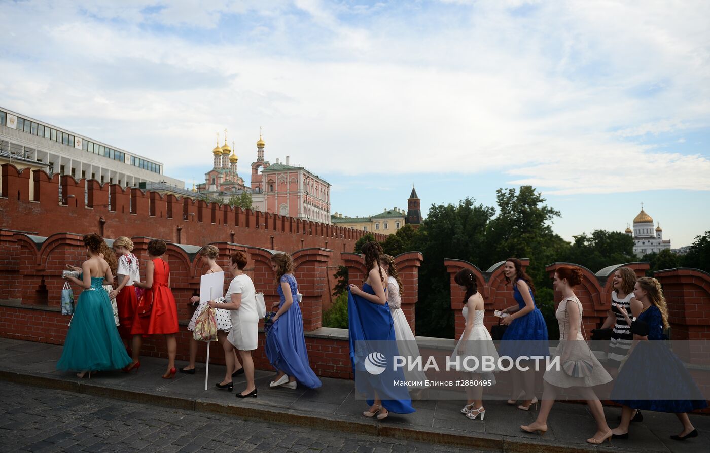 Городской праздник выпускников в Москве