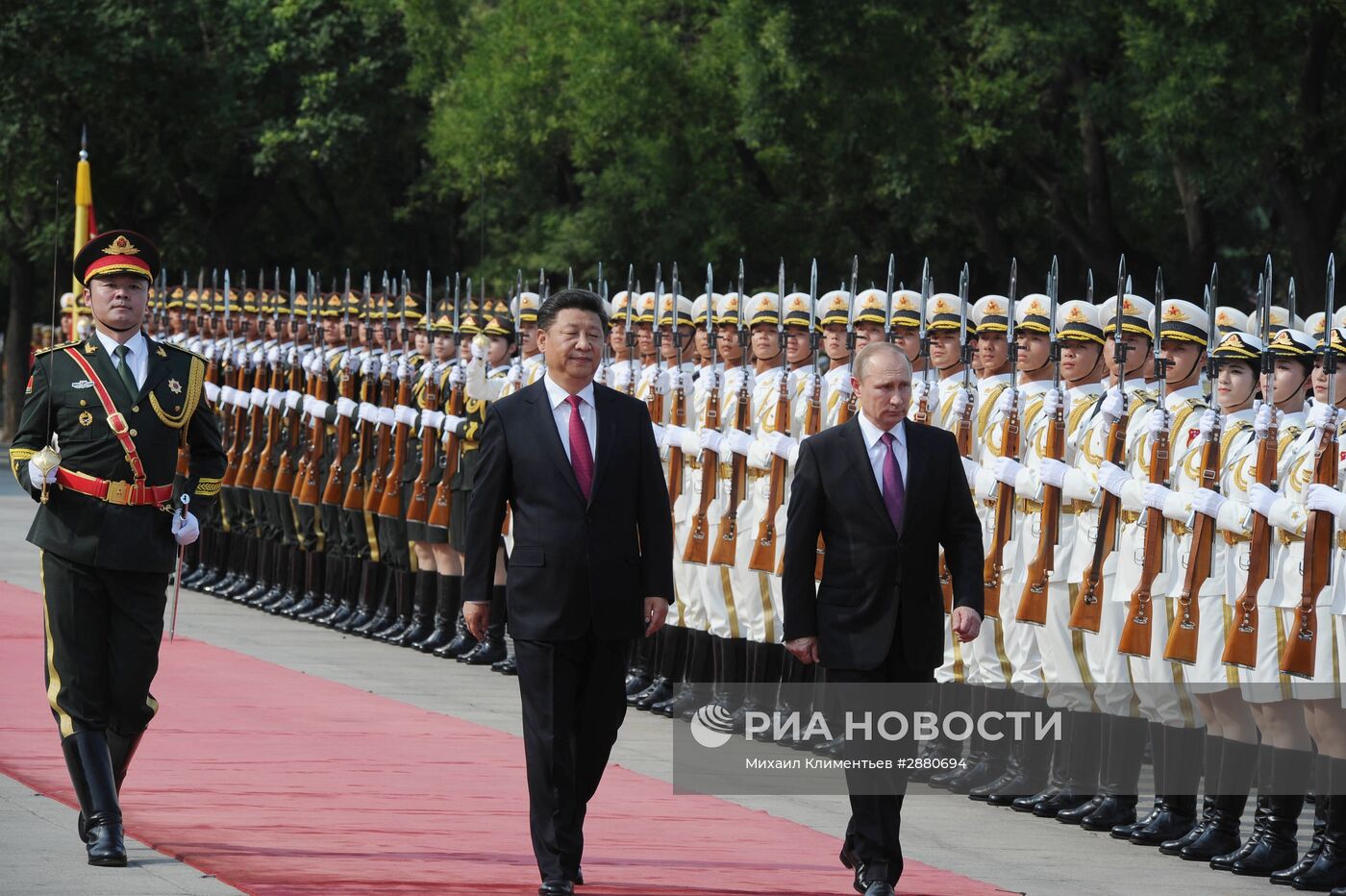 Официальный визит президента РФ В. Путина в Китайскую Народную Республику