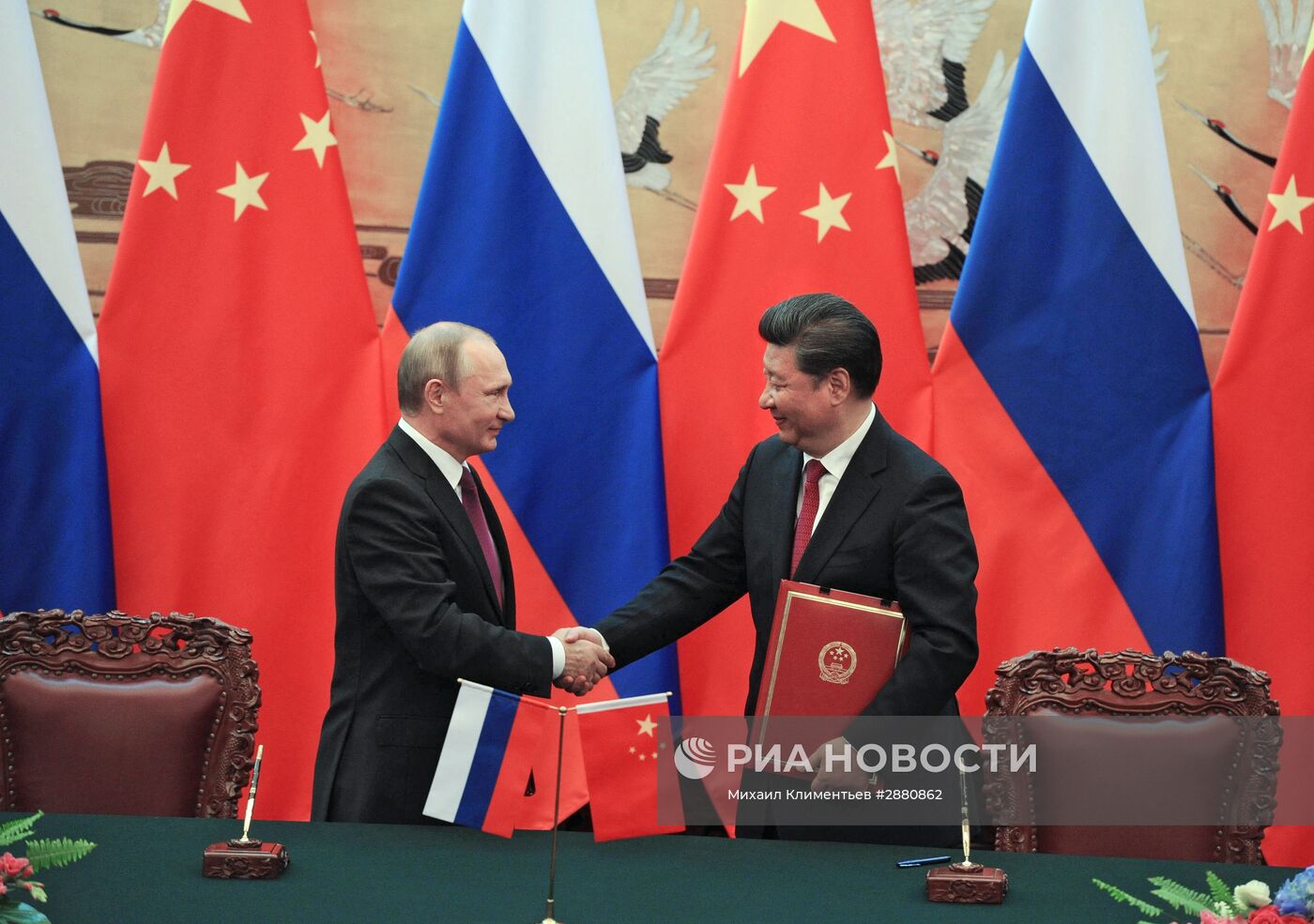 Официальный визит президента РФ В. Путина в Китайскую Народную Республику