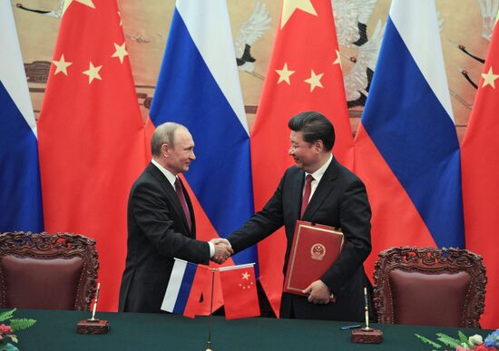 Официальный визит президента РФ В. Путина в Китайскую Народную Республику