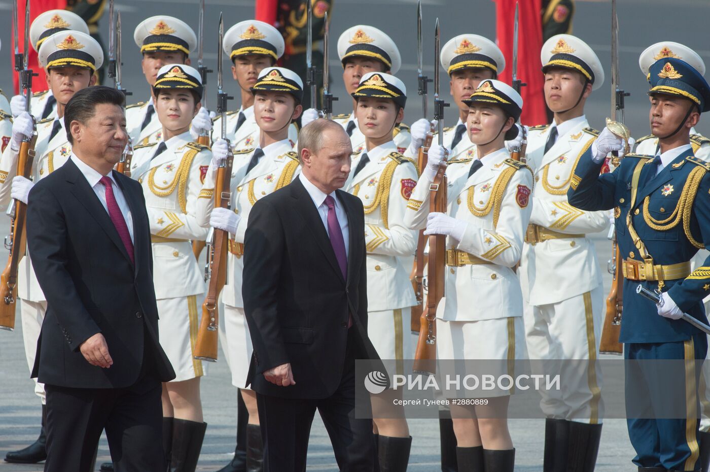 Официальный визит президента РФ В. Путина в Китайскую Народную Республику