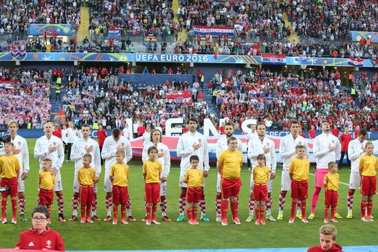 Футбол. Чемпионат Европы - 2016. Матч Хорватия - Португалия