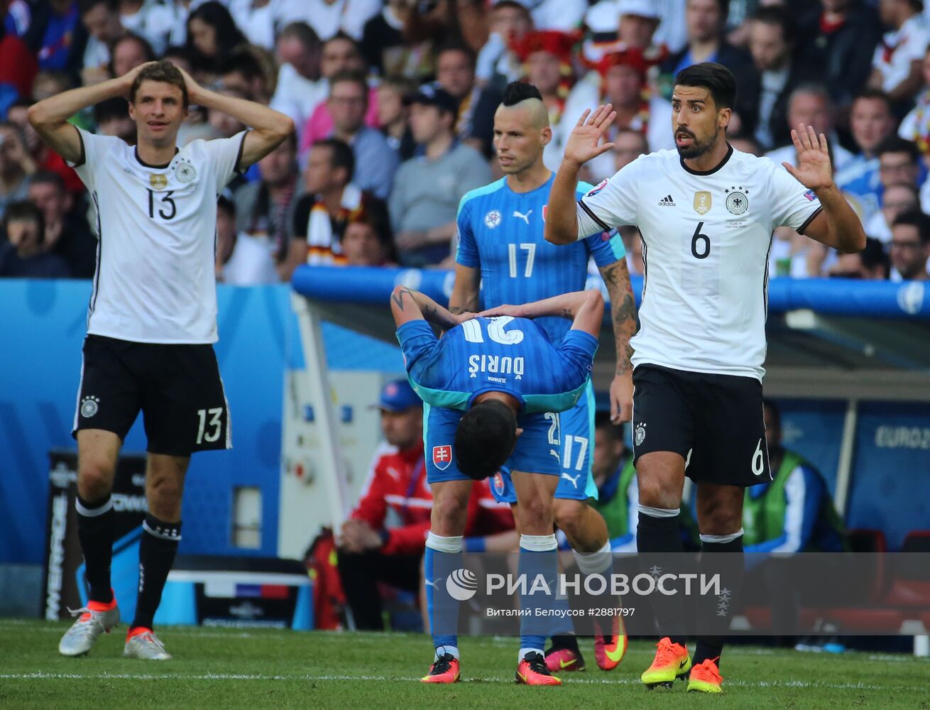 Футбол. Чемпионат Европы - 2016. Матч Германия - Словакия