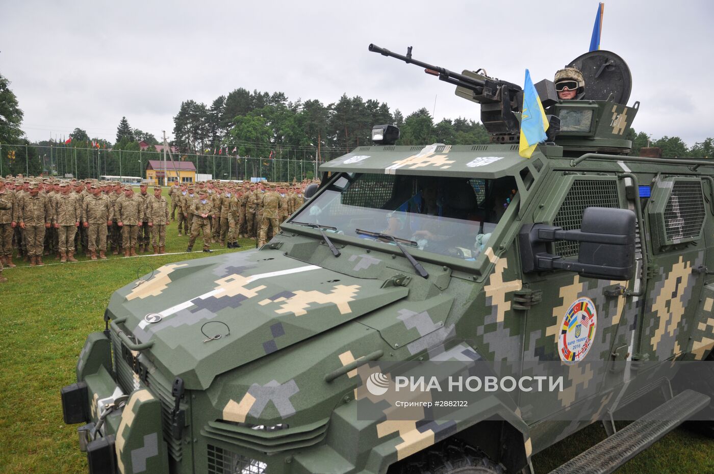 Международные военные учения Rapid trident-2016 во Львовской области