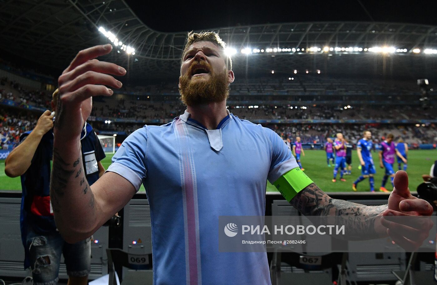 Футбол. Чемпионат Европы - 2016. Матч Англия - Исландия