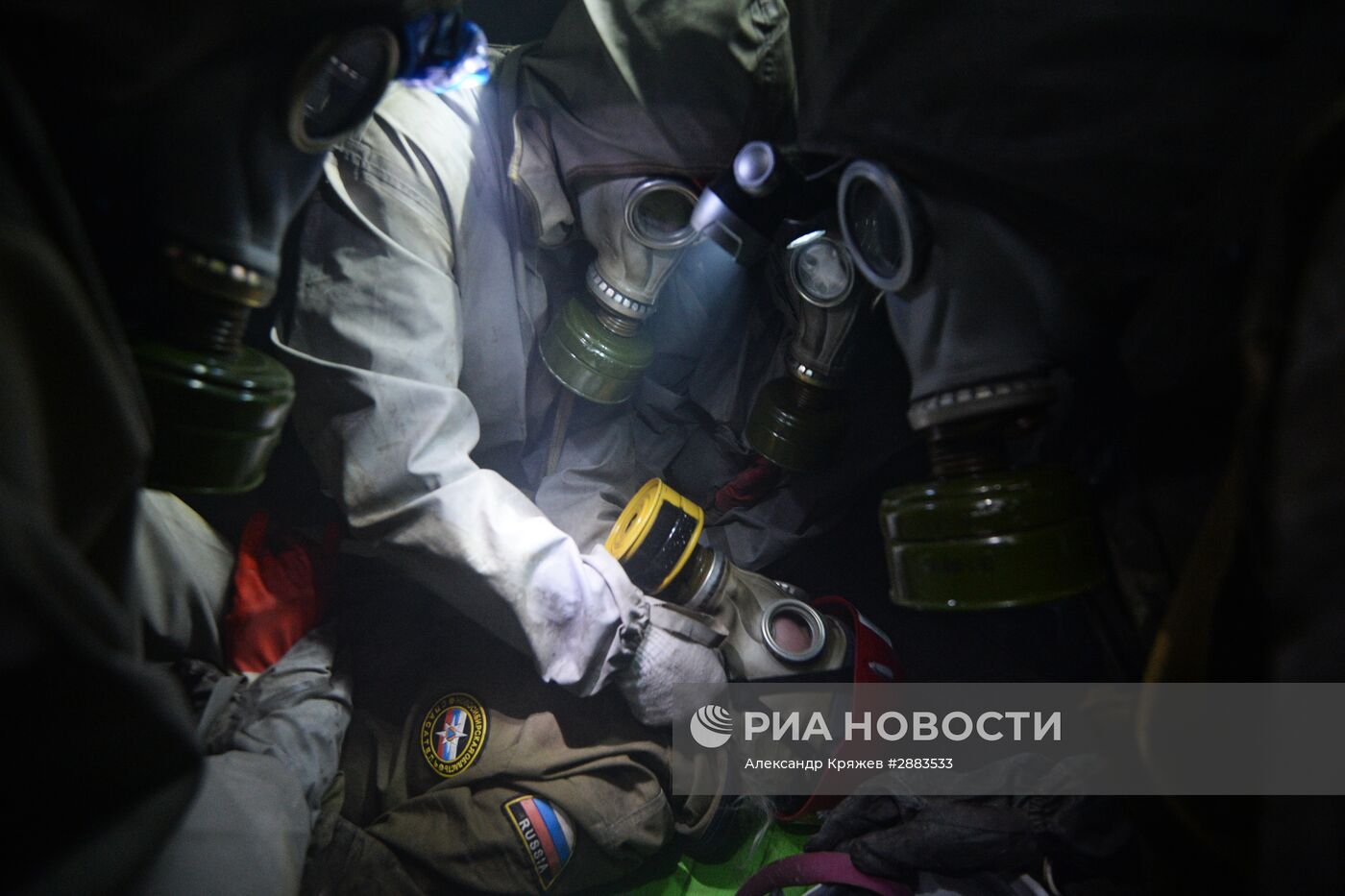 Открытие полевого лагеря "Юный спасатель" в Новосибирской области