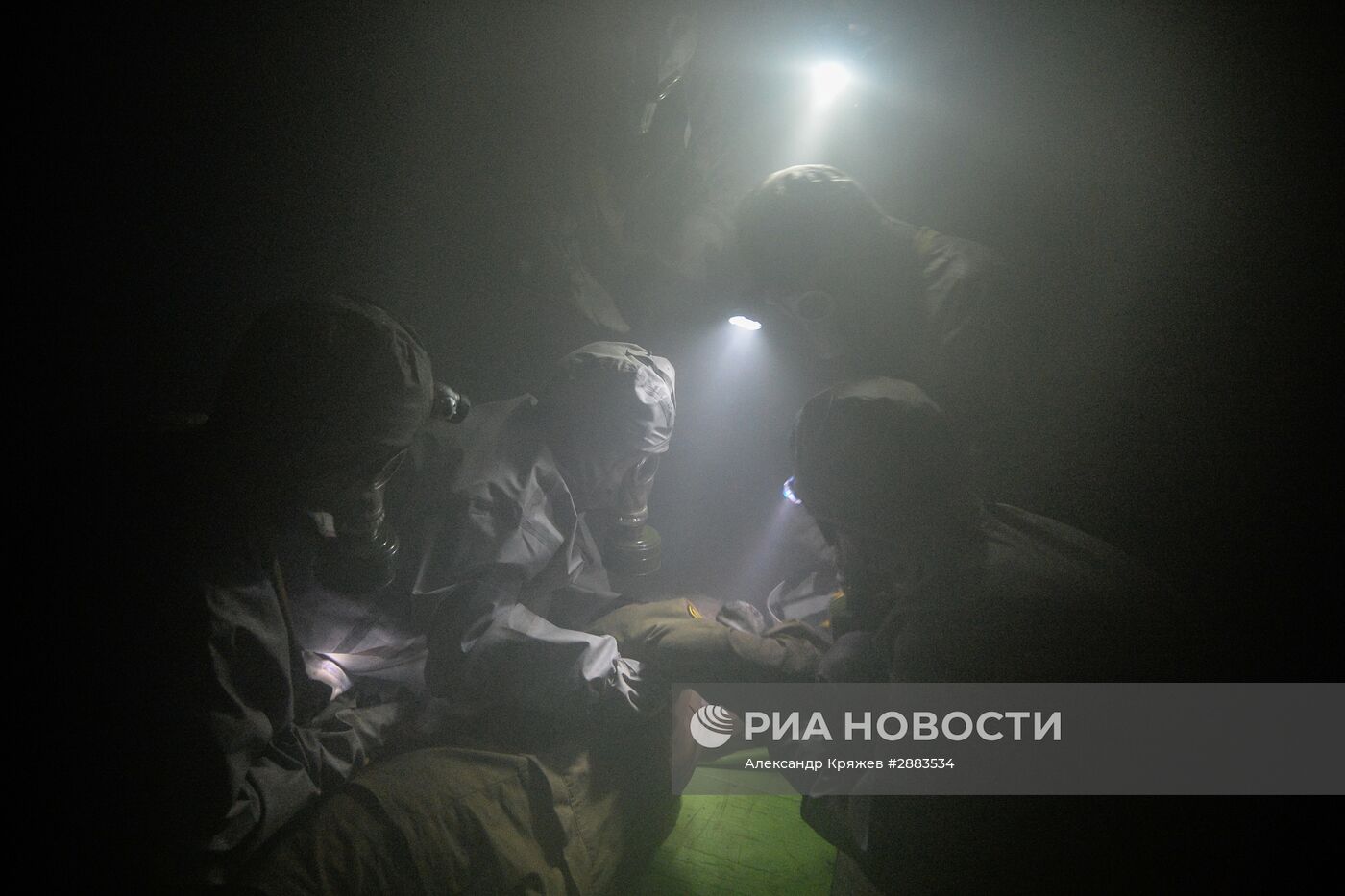 Открытие полевого лагеря "Юный спасатель" в Новосибирской области