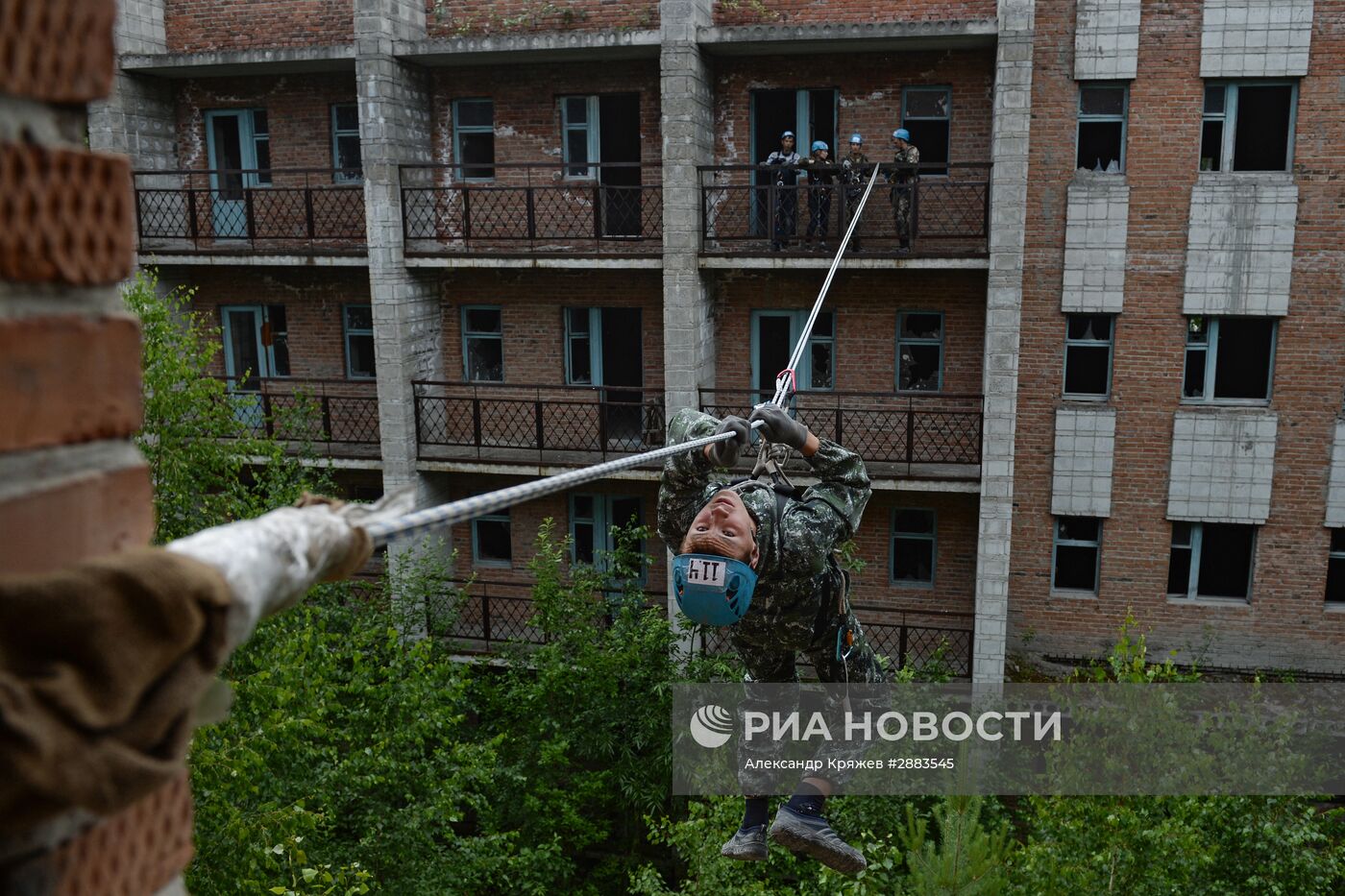 Открытие полевого лагеря "Юный спасатель" в Новосибирской области