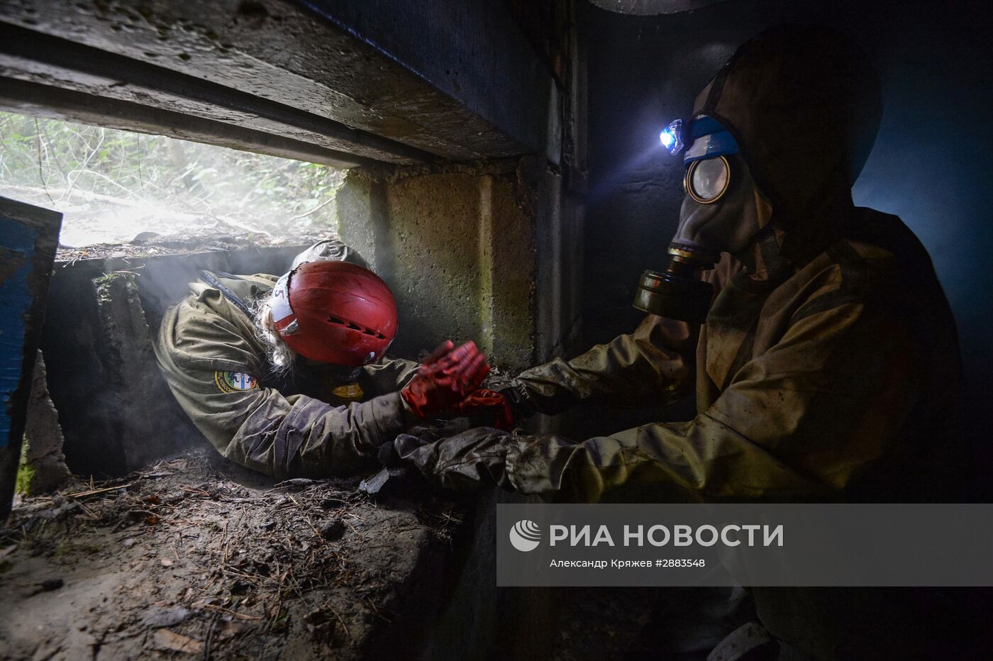 Открытие полевого лагеря "Юный спасатель" в Новосибирской области