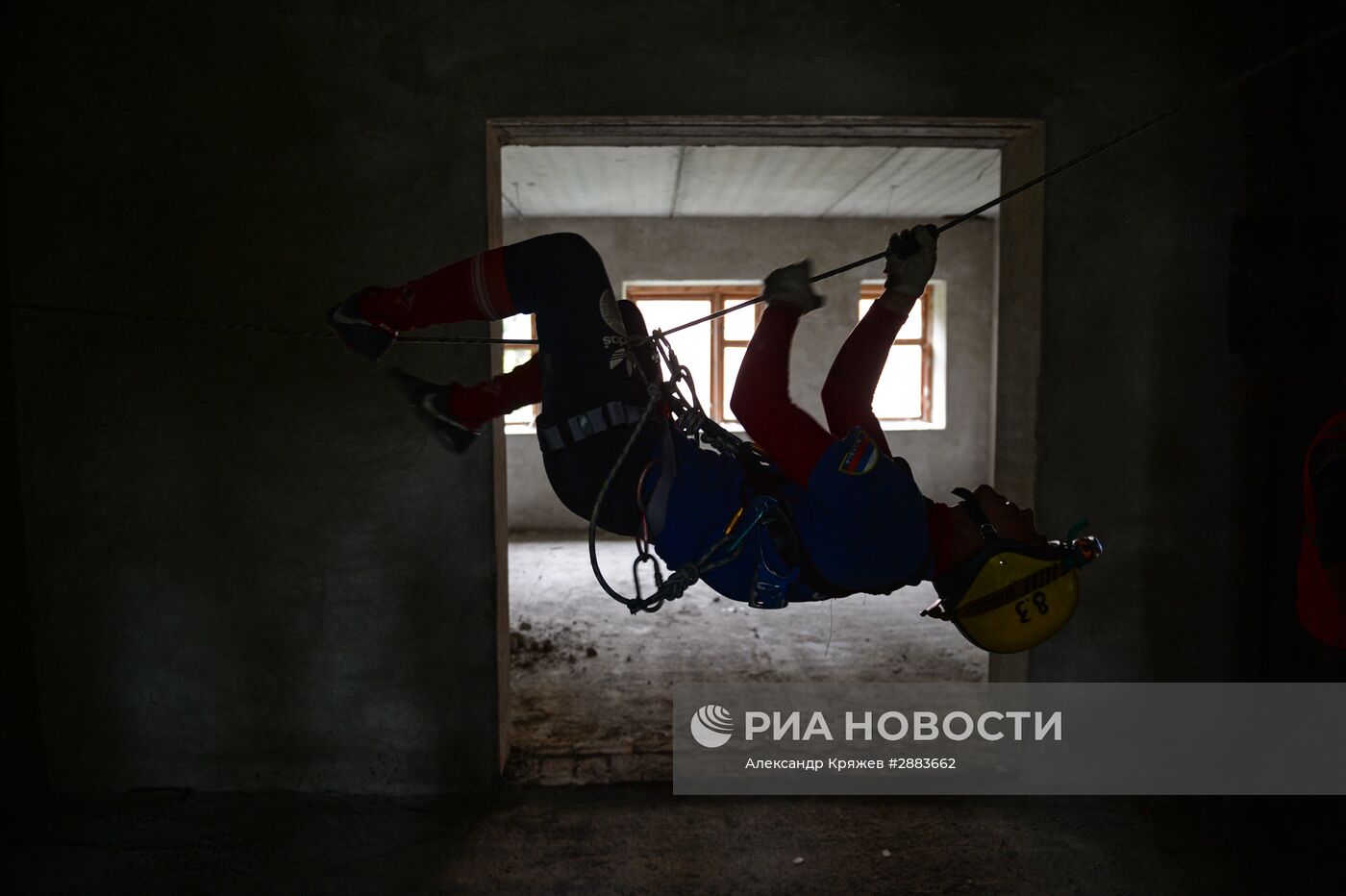 Открытие полевого лагеря "Юный спасатель" в Новосибирской области