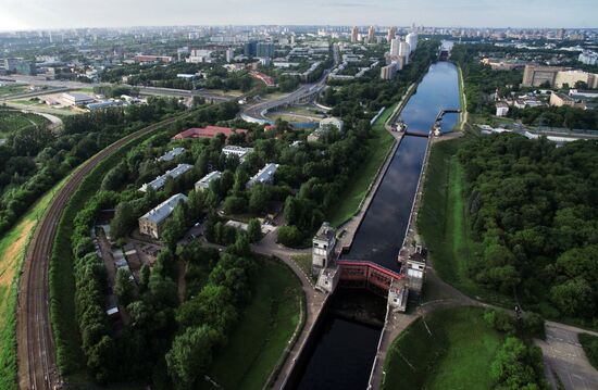 Виды Москвы с высоты птичьего полета