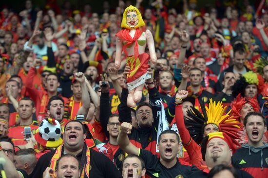 Футбол. Чемпионат Европы - 2016. Матч Уэльс - Бельгия