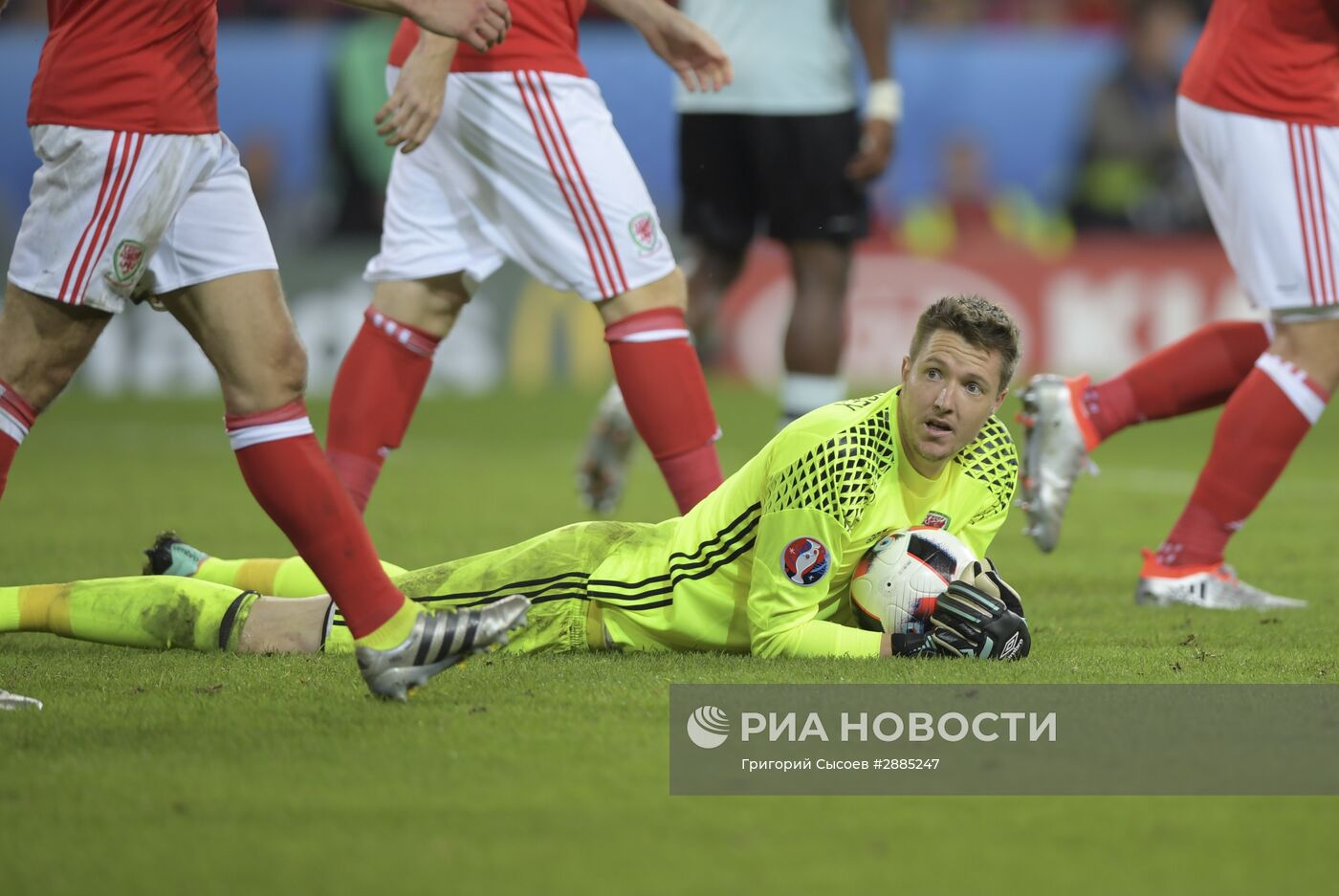 Футбол. Чемпионат Европы - 2016. Матч Уэльс - Бельгия