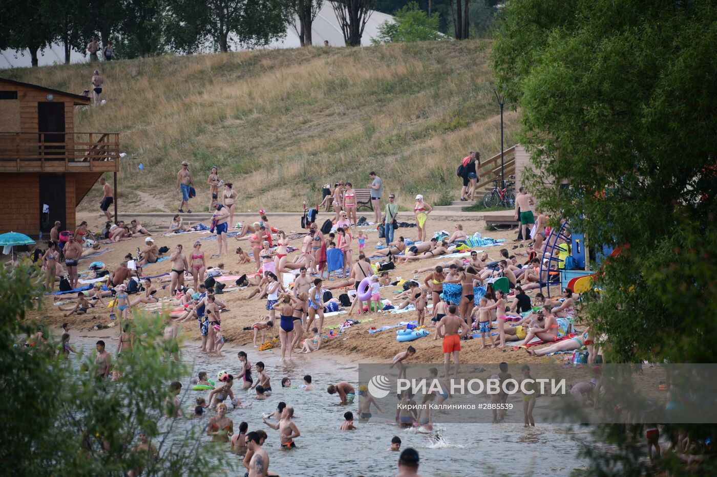 Пляжный отдых в Москве