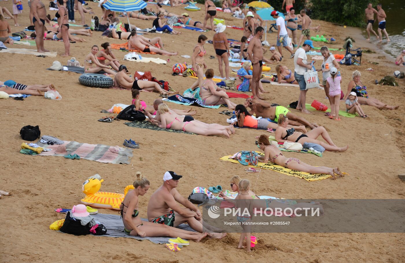 Пляжный отдых в Москве