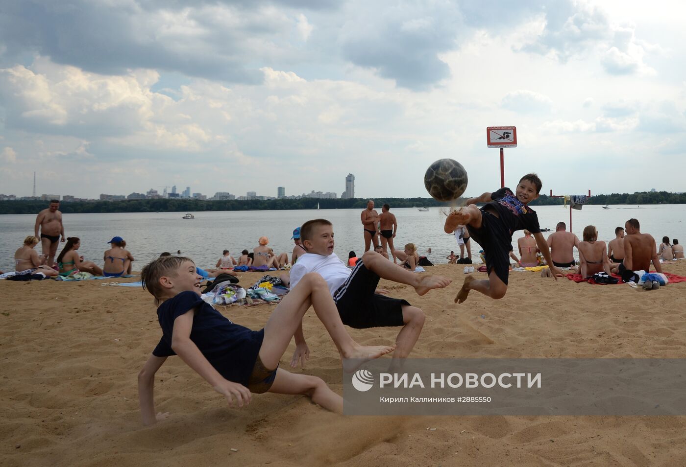 Пляжный отдых в Москве