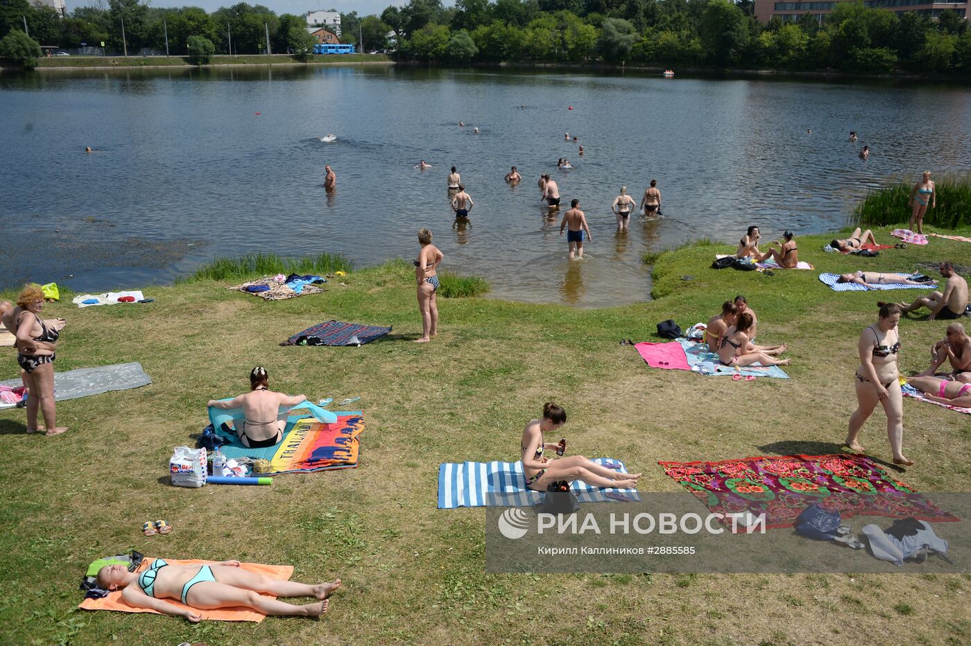 Пляжный отдых в Москве