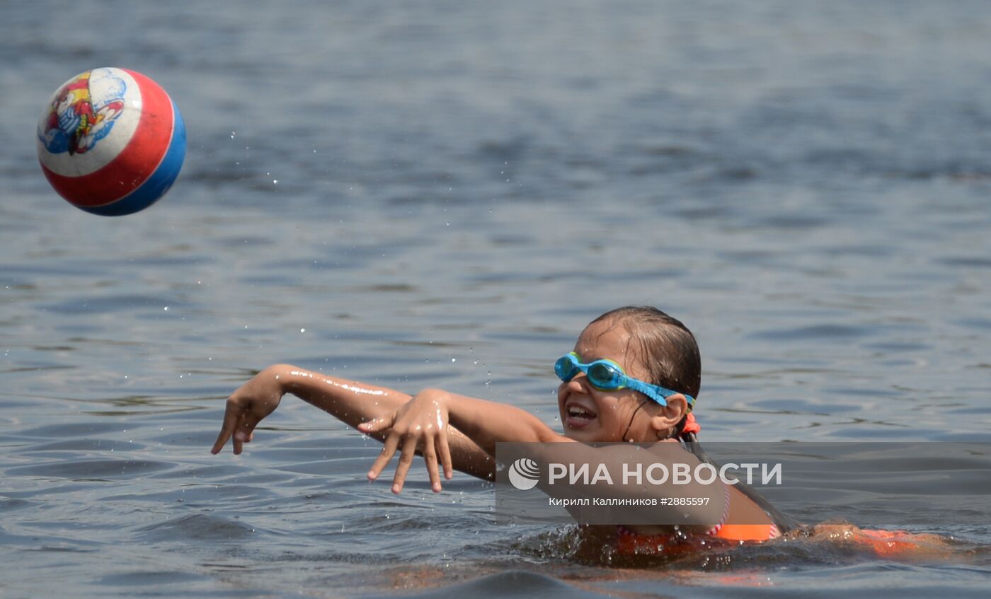 Пляжный отдых в Москве