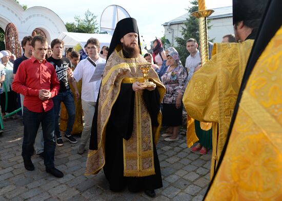 Мощи князя Петра и княгини Февронии привезли в Подмосковье