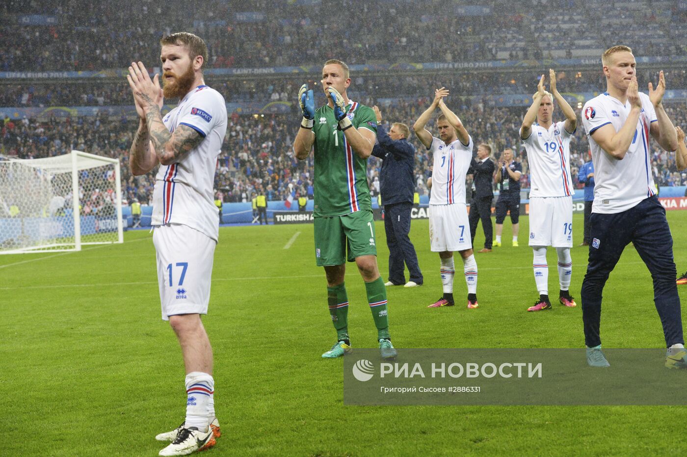 Футбол. Чемпионат Европы - 2016. Матч Франция - Исландия