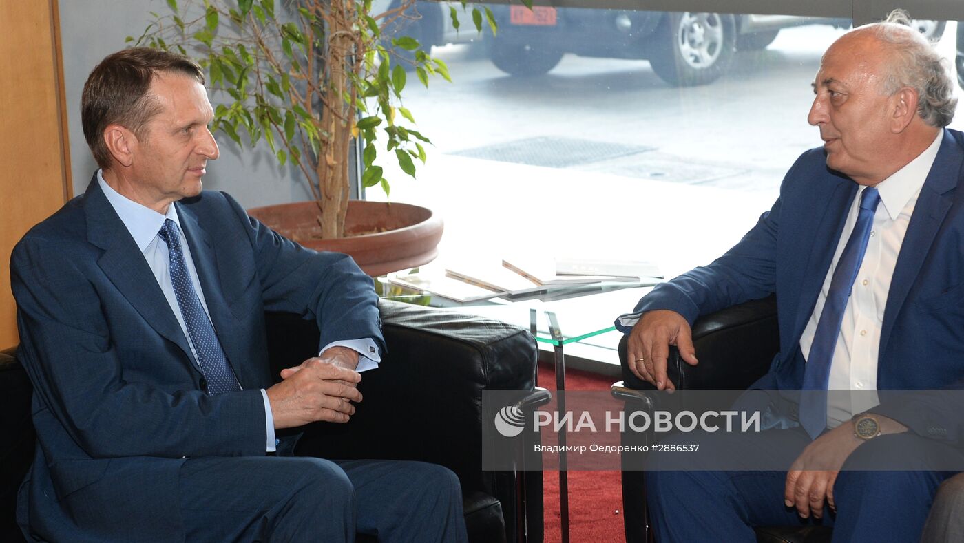 Рабочий визит председателя Государственной Думы РФ Сергея Нарышкина в Грецию