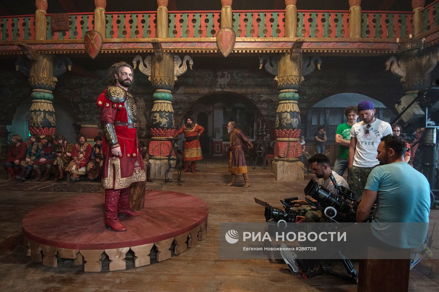 Съемки фильма "Последний богатырь"