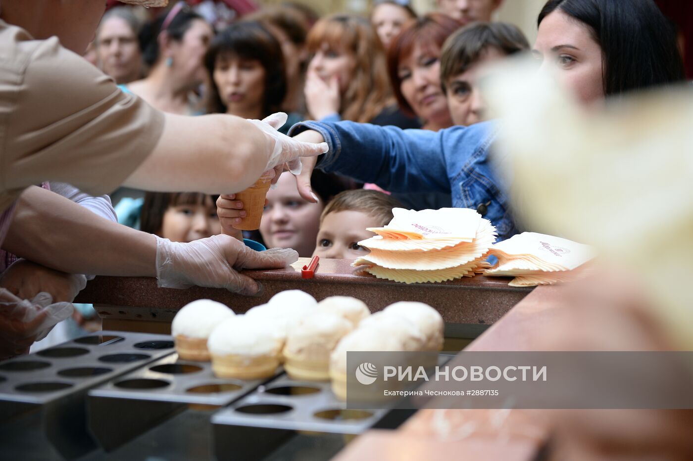 День мороженого в ГУМе