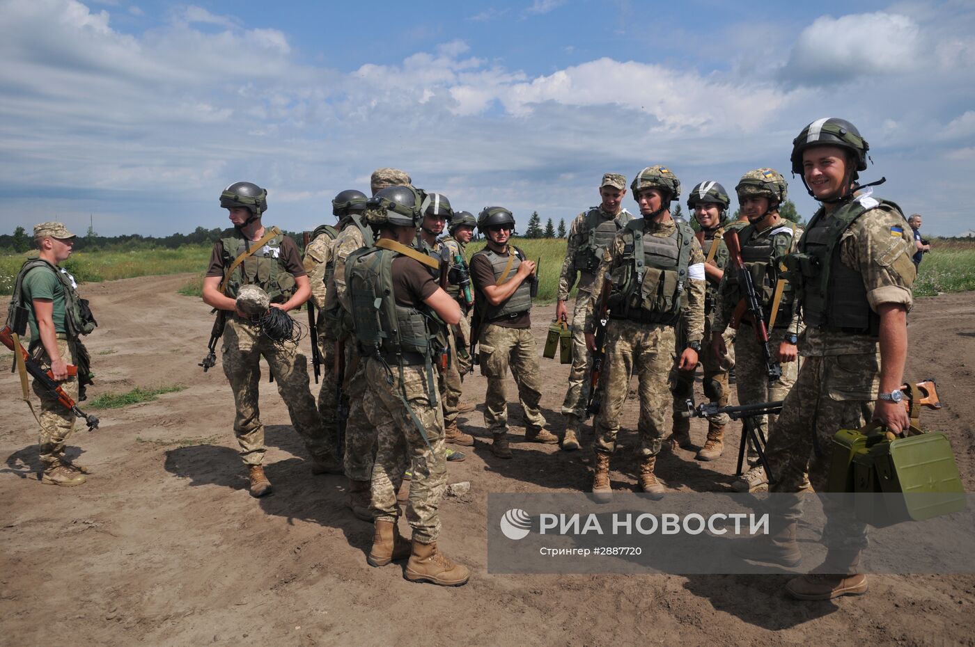 Активная фаза учений Rapid Trident на Украине