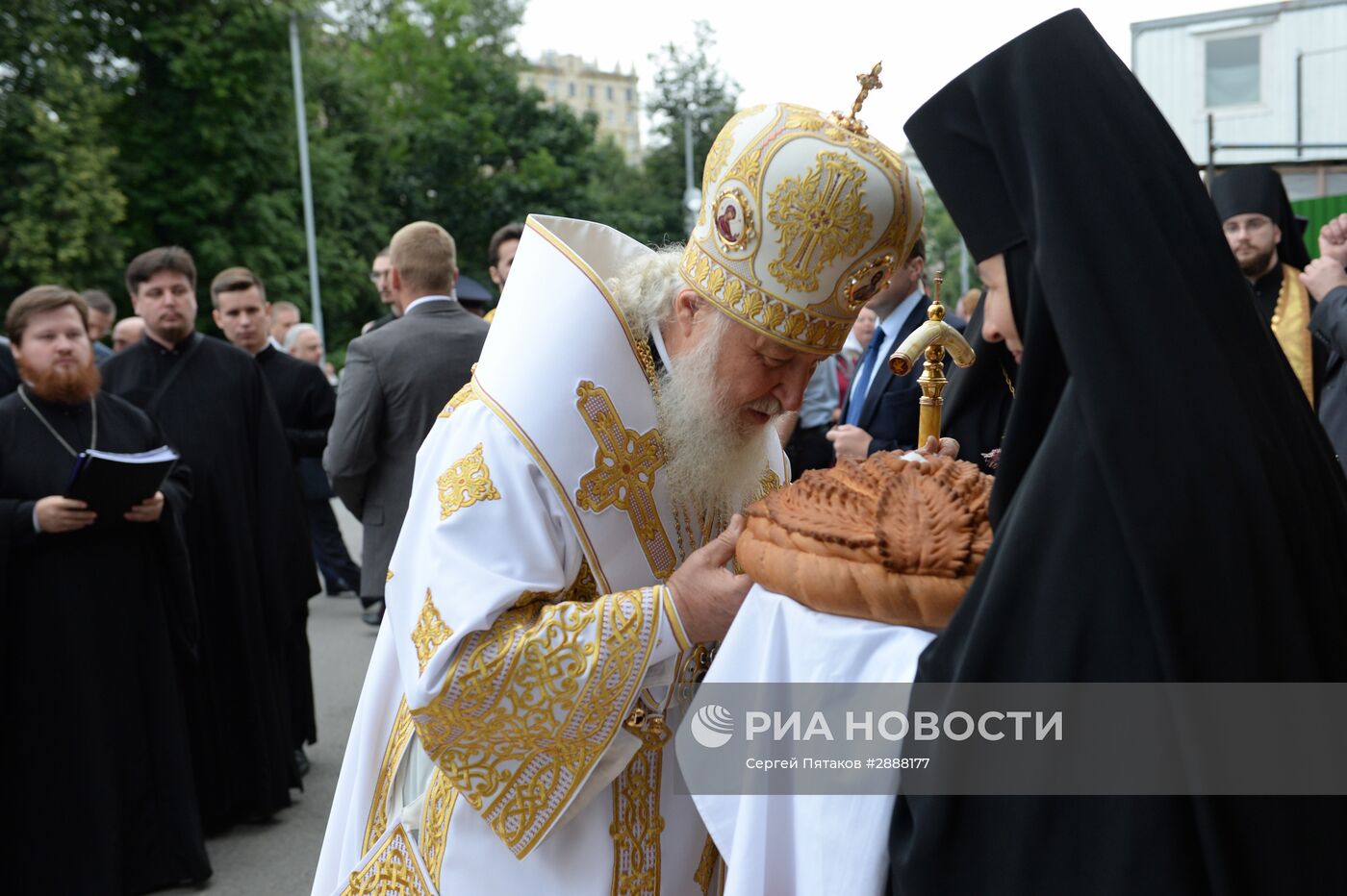 Освящение храма св. Иоанна Предтечи в Новодевичьем монастыре