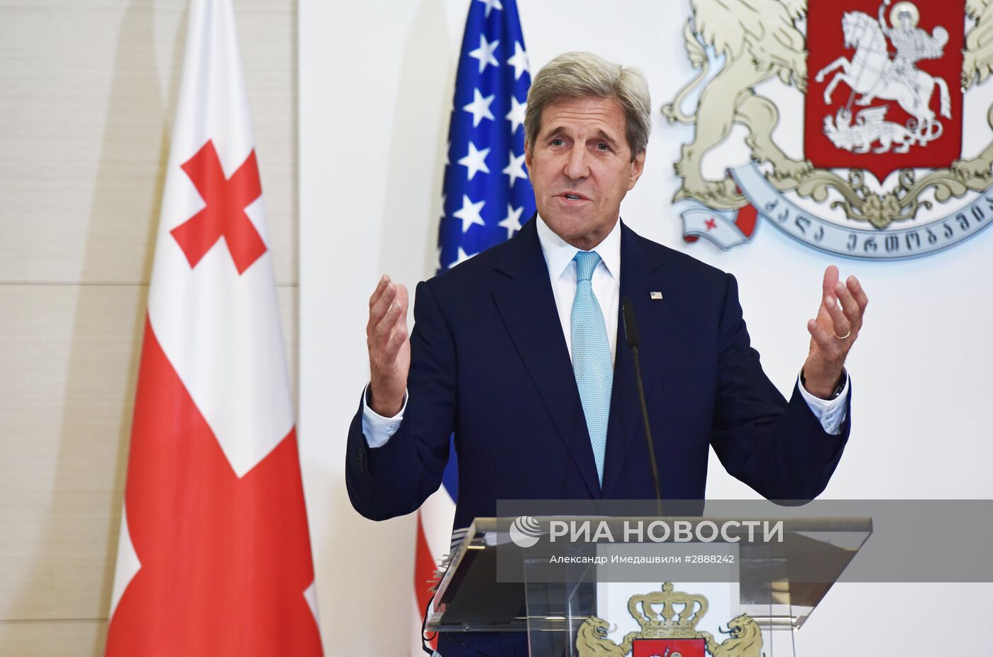 Визит Джона Керри в Грузию